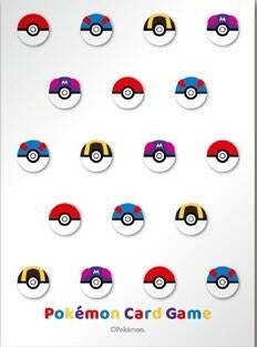 Image for Pokemon TCG: Pokemon Center Japan Exclusive Card Sleeves - Pokeball collection (64-Pack) - Card Sleeves