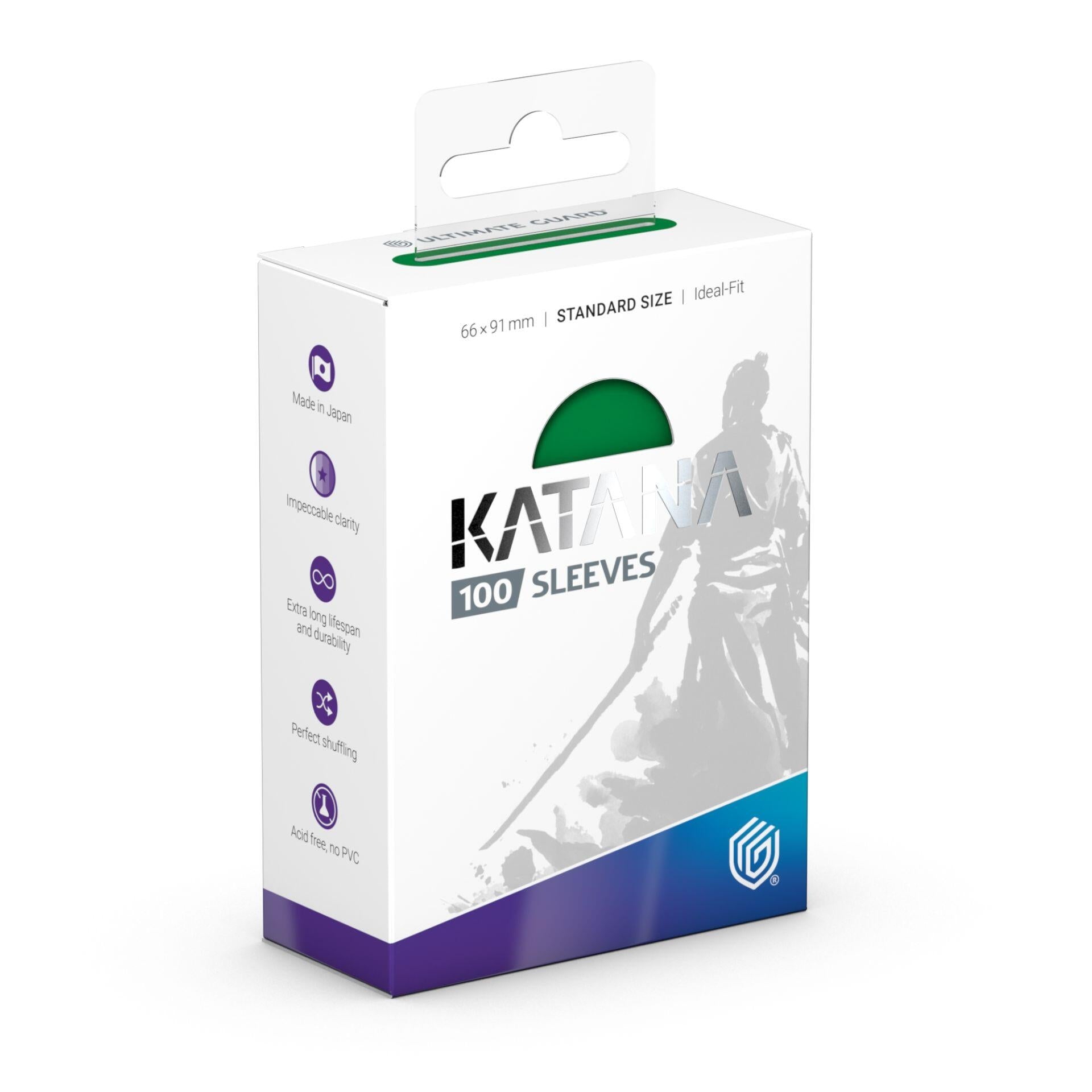 Image for Katana Standard Size Sleeves - Jade Garden (100-Pack) - Card Sleeves