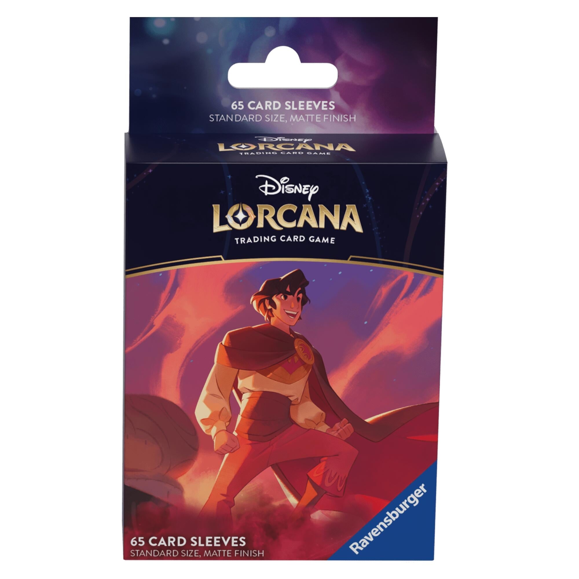 Image for Disney Lorcana Card Sleeves - Aladdin - Heroic Outlaw (65-Pack) - Card Sleeves