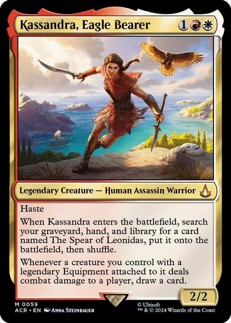 Image for Kassandra, Eagle Bearer (59) (Universes Beyond: Assassin's Creed) - Magic: The Gathering