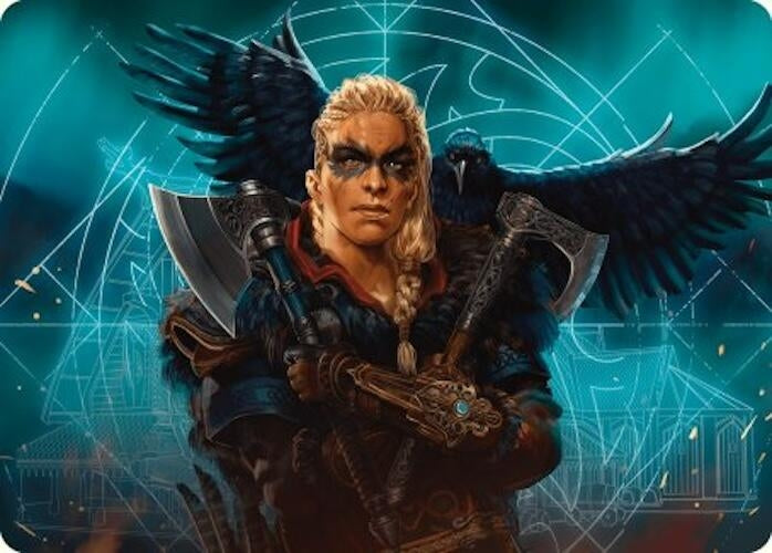 Image for Eivor, Wolf-Kissed Art Card (17) (Universes Beyond: Assassin's Creed) - Magic: The Gathering