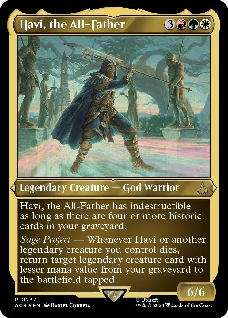 Image for Havi, the All-Father (Foil Etched) (237) (Universes Beyond: Assassin's Creed) - Magic: The Gathering