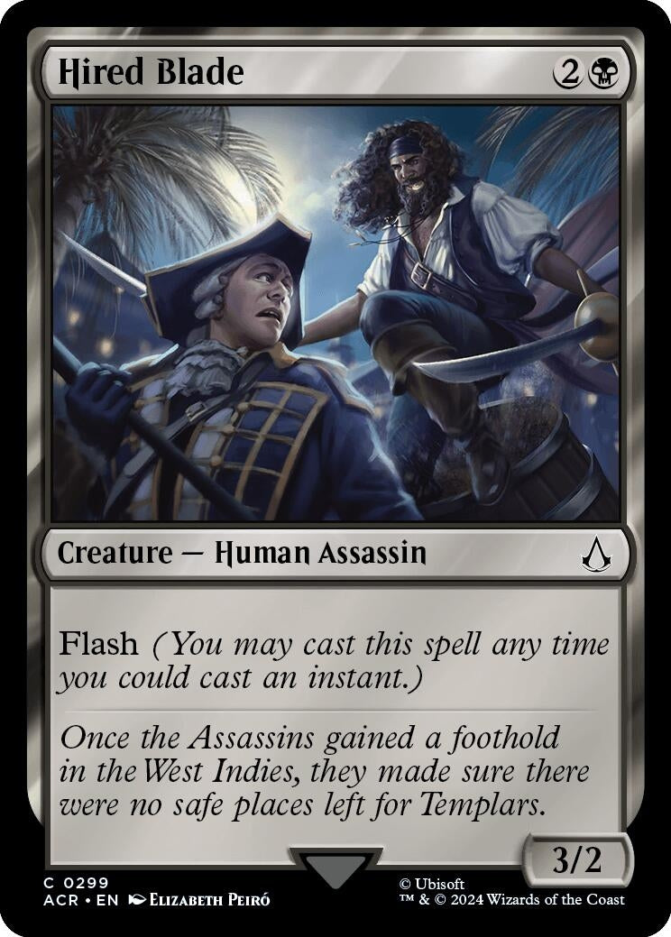 Image for Hired Blade (299) (Universes Beyond: Assassin's Creed) - Magic: The Gathering