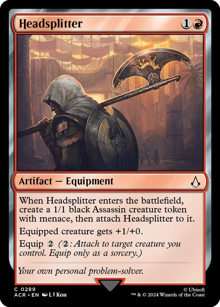Image for Headsplitter (289) (Universes Beyond: Assassin's Creed) - Magic: The Gathering