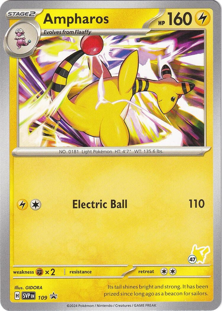 Image for Ampharos - Pikachu 47 (109) (BA24) - Pokemon