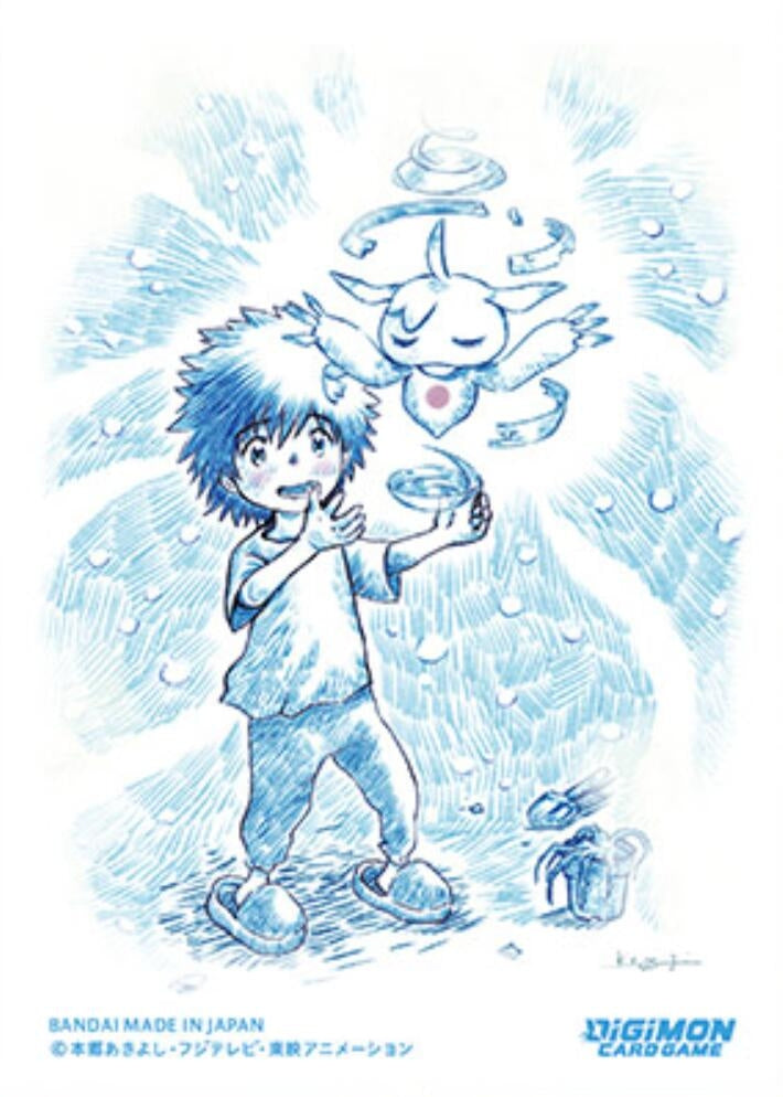 Image for Digimon Card Game Official Sleeves - Digimon Adventure 02: The Beginning Set Digi-Egg Ukkomon (5-Pack) - Card Sleeves