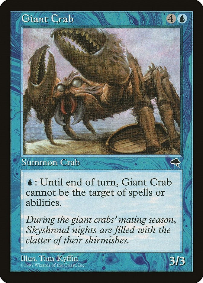 Image for Giant Crab (66) (Tempest) - Magic: The Gathering