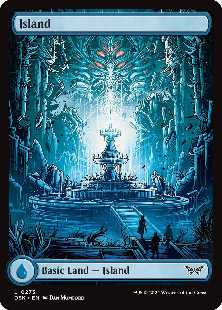 Image for Island (0273) - Full Art (273) (Duskmourn: House of Horror) - Magic: The Gathering