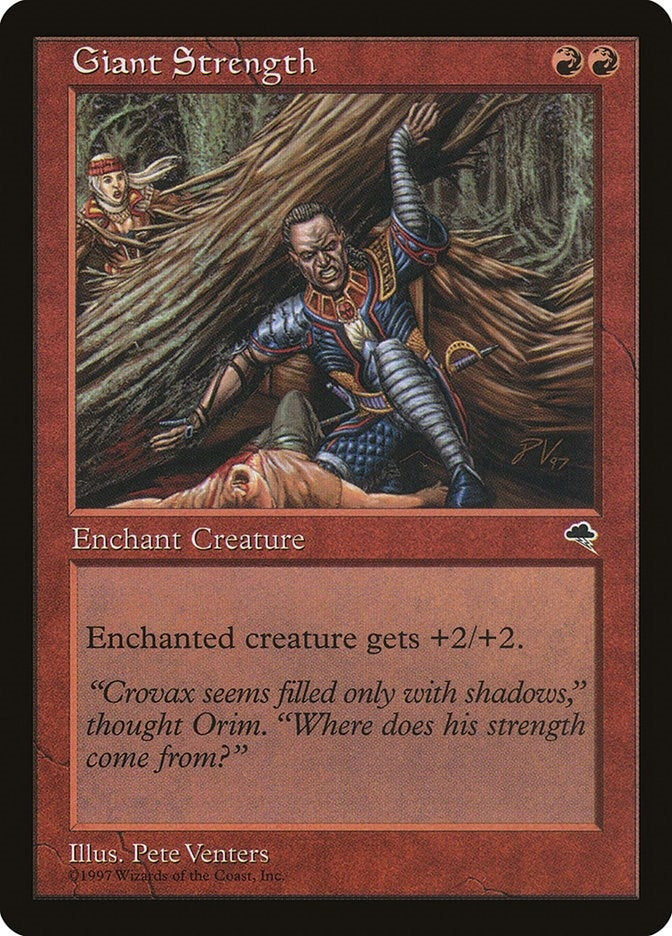 Image for Giant Strength (178) (Tempest) - Magic: The Gathering