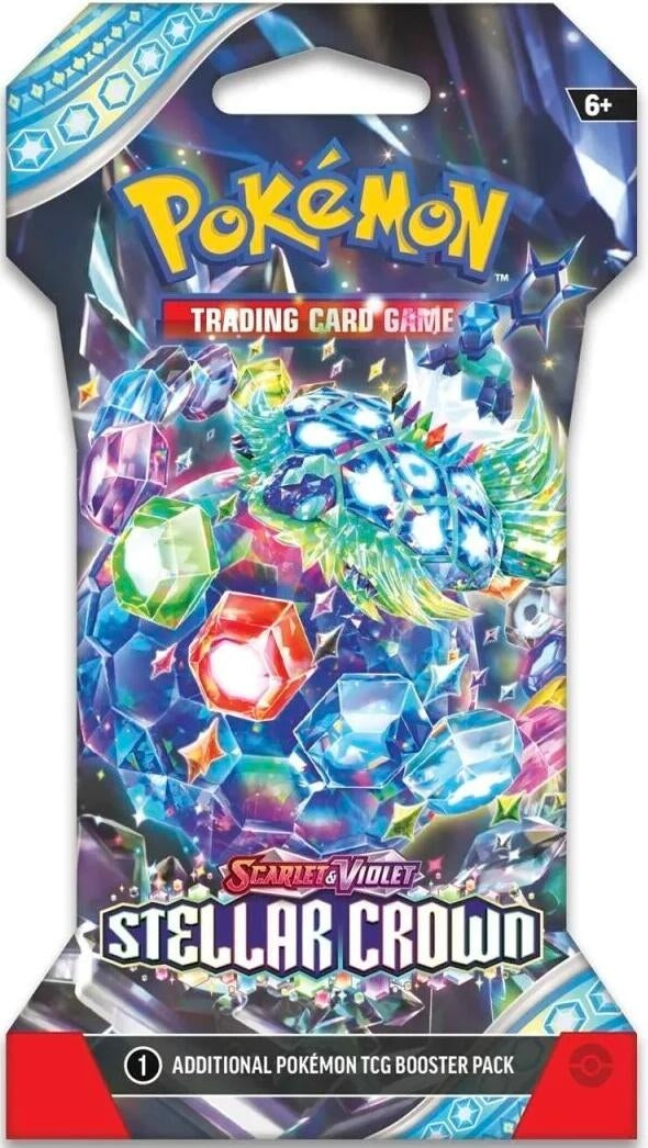 Image for Stellar Crown Sleeved Booster Pack - Pokemon
