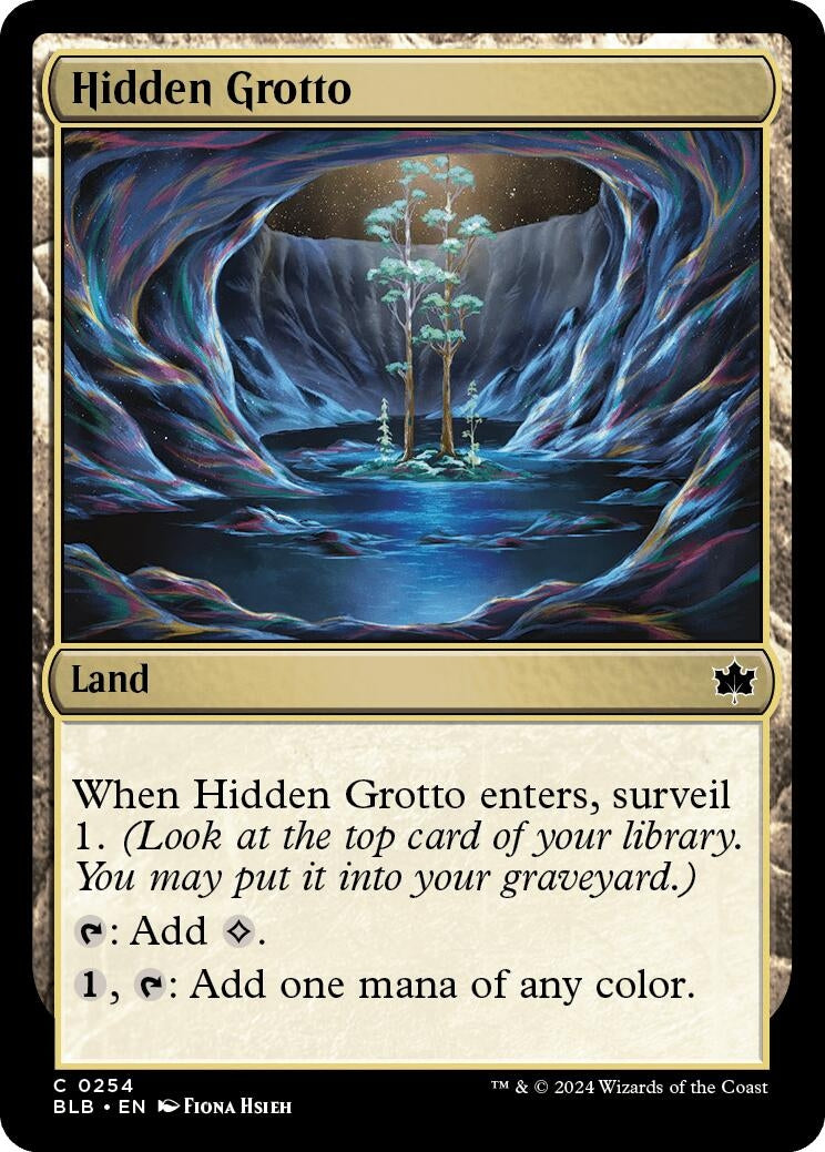 Image for Hidden Grotto (254) (Bloomburrow) - Magic: The Gathering