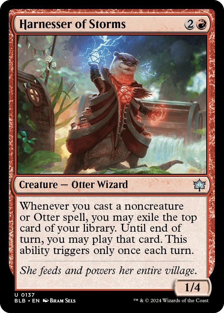 Image for Harnesser of Storms (137) (Bloomburrow) - Magic: The Gathering