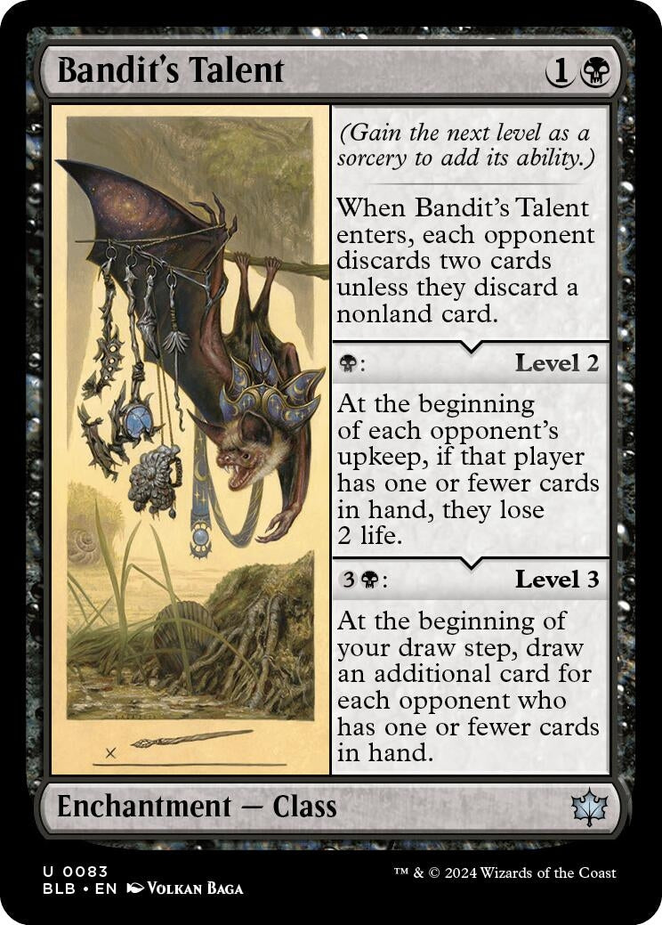Image for Bandit's Talent (83) (Bloomburrow) - Magic: The Gathering