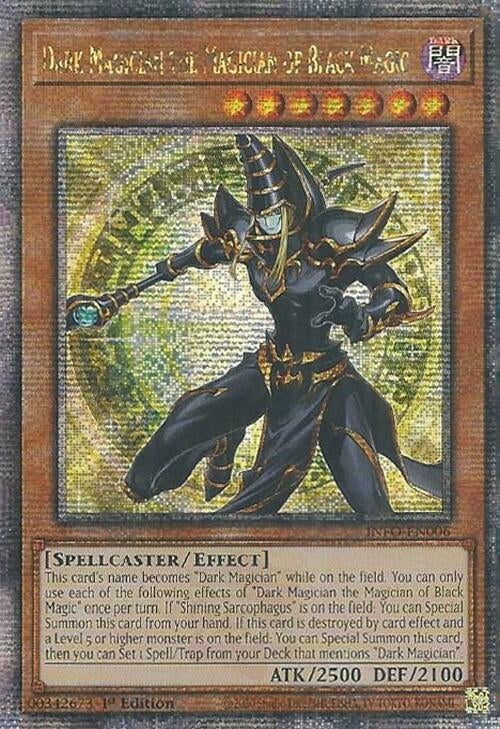 Image for Dark Magician the Magician of Black Magic (Quarter Century Secret Rare) (INFO-EN006) (INFO) - YuGiOh