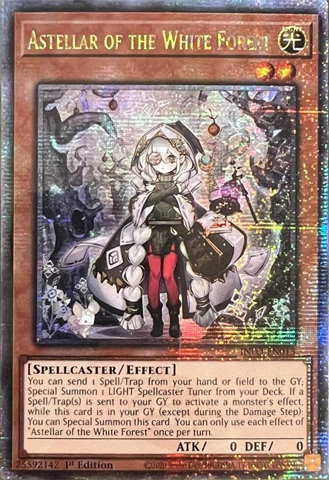 Astellar of the White Forest (Quarter Century Secret Rare) (INFO-EN013) (INFO)