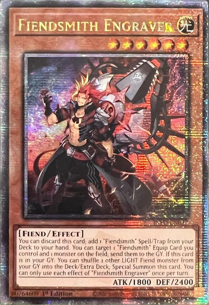 Image for Fiendsmith Engraver (Quarter Century Secret Rare) (INFO-EN017) (INFO) - YuGiOh