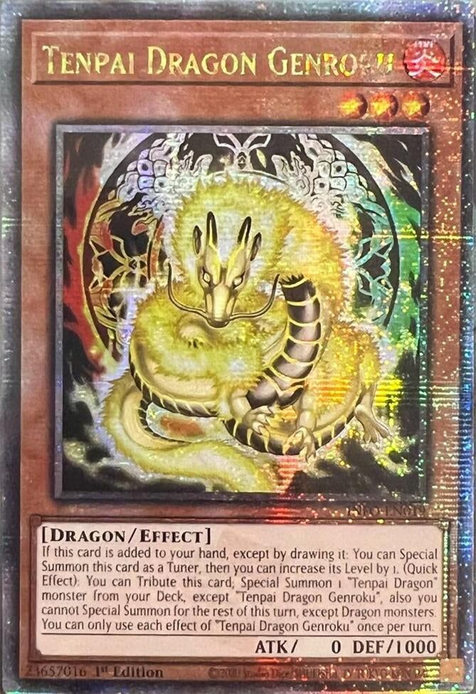 Image for Tenpai Dragon Genroku (Quarter Century Secret Rare) (INFO-EN019) (INFO) - YuGiOh