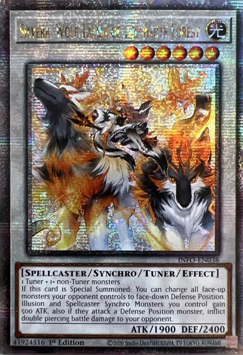 Image for Silvera, Wolf Tamer of the White Forest (Quarter Century Secret Rare) (INFO-EN038) (INFO) - YuGiOh