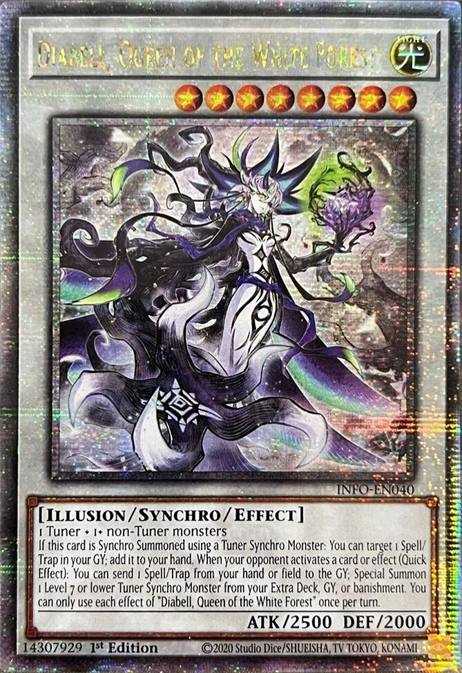 Image for Diabell, Queen of the White Forest (Quarter Century Secret Rare) (INFO-EN040) (INFO) - YuGiOh