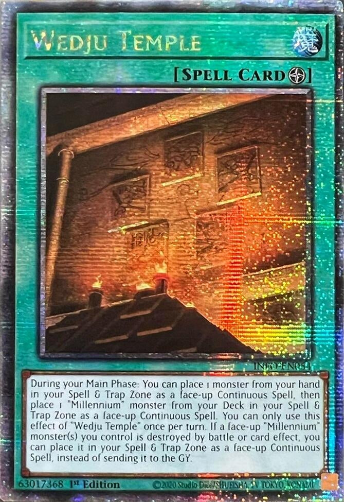 Image for Wedju Temple (Quarter Century Secret Rare) (INFO-EN054) (INFO) - YuGiOh
