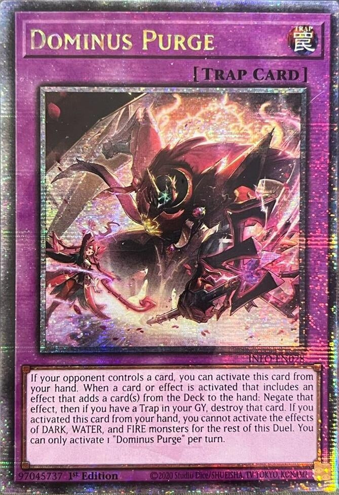 Image for Dominus Purge (Quarter Century Secret Rare) (INFO-EN078) (INFO) - YuGiOh