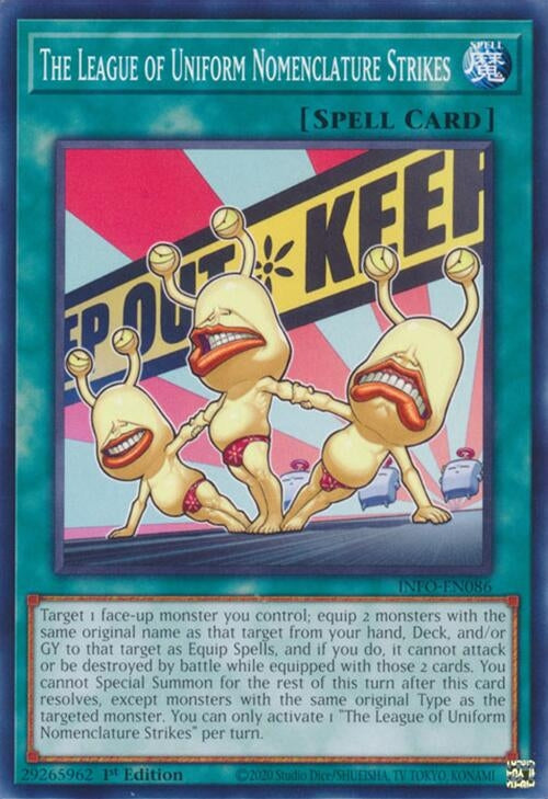 Image for The League of Uniform Nomenclature Strikes (INFO-EN086) (INFO) - YuGiOh