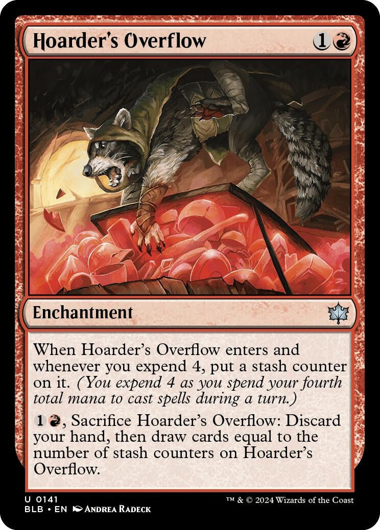 Image for Hoarder's Overflow (141) (Bloomburrow) - Magic: The Gathering