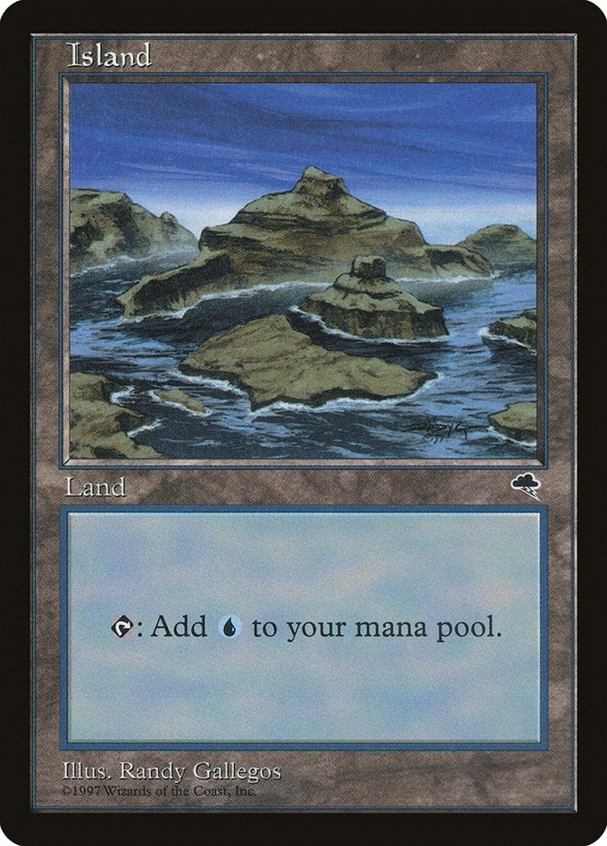 Image for Island (Inlet) (338) (Tempest) - Magic: The Gathering