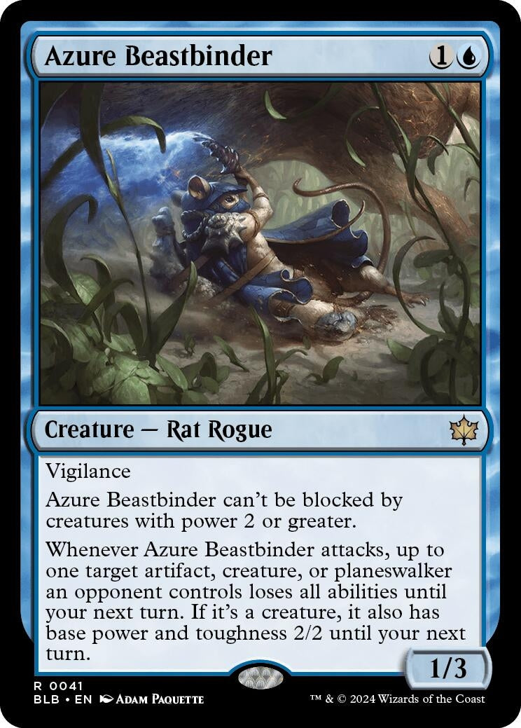 Image for Azure Beastbinder (41) (Bloomburrow) - Magic: The Gathering
