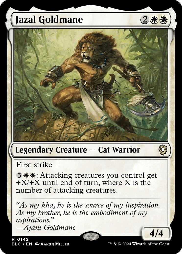 Image for Jazal Goldmane (142) (Bloomburrow) - Magic: The Gathering
