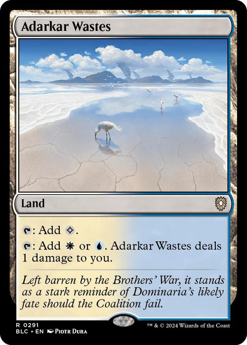 Image for Adarkar Wastes (291) (Bloomburrow) - Magic: The Gathering