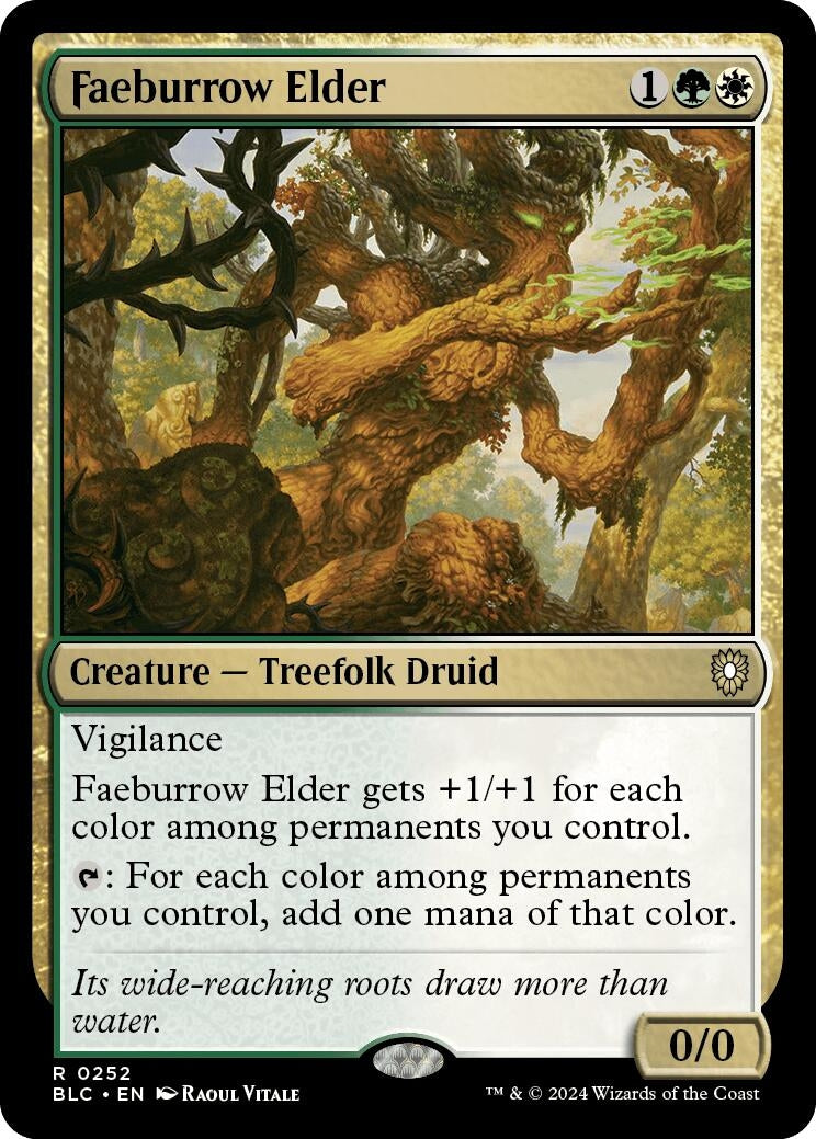 Image for Faeburrow Elder (252) (Bloomburrow) - Magic: The Gathering