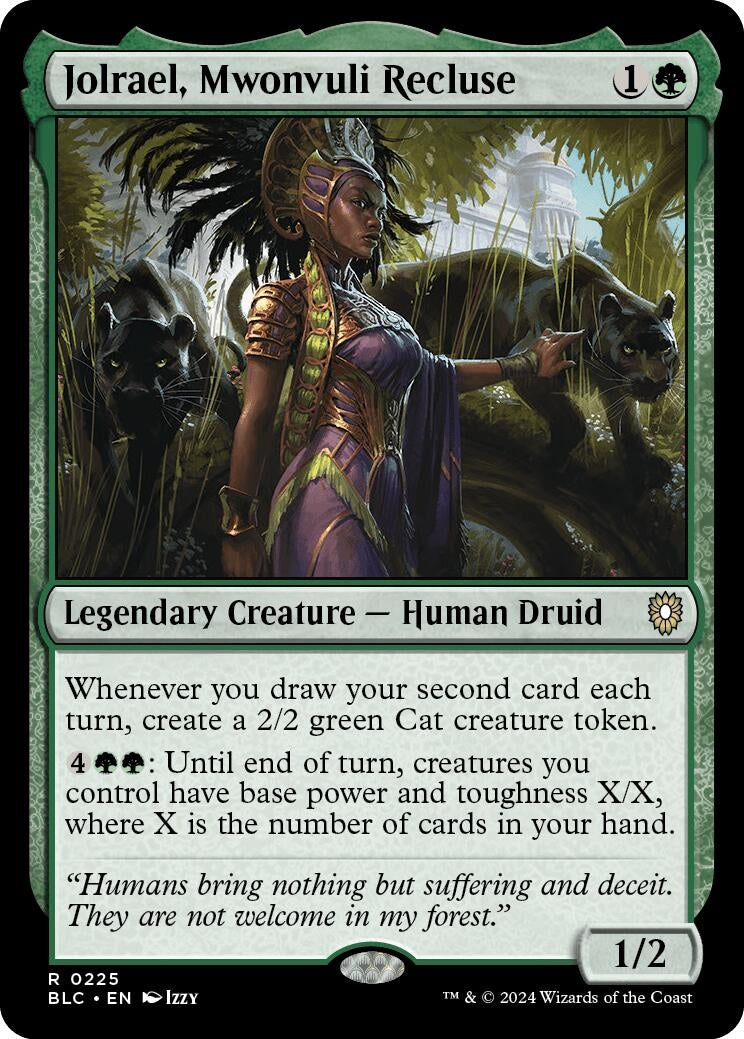 Image for Jolrael, Mwonvuli Recluse (225) (Bloomburrow) - Magic: The Gathering