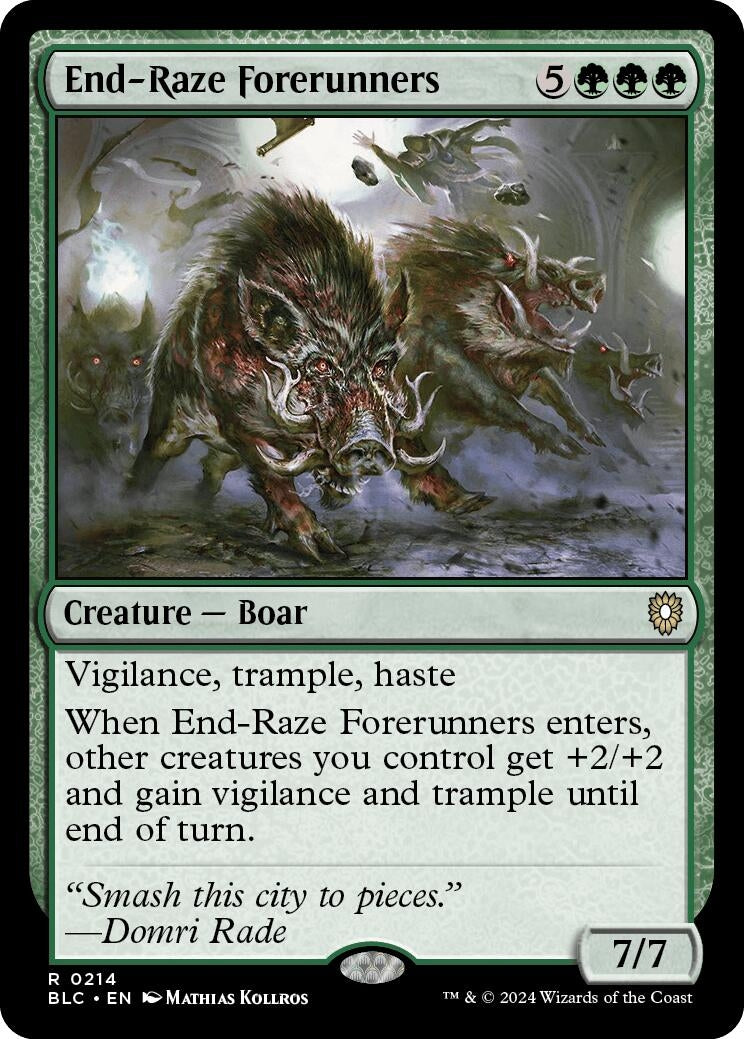 Image for End-Raze Forerunners (214) (Bloomburrow) - Magic: The Gathering
