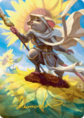 Image for Elspeth, Sun's Champion Art Card (Gold-Stamped Signature) (53) (Bloomburrow) - Magic: The Gathering