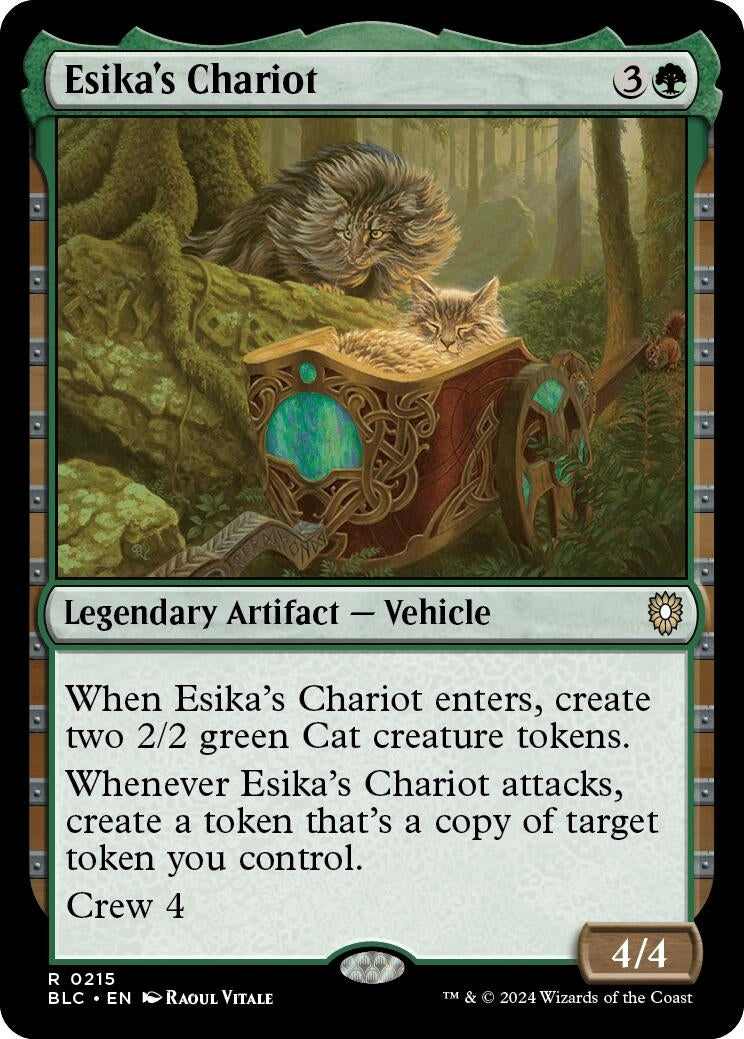 Image for Esika's Chariot (215) (Bloomburrow) - Magic: The Gathering