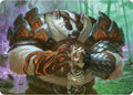 Image for Hugs, Grisly Guardian Art Card (27) (Bloomburrow) - Magic: The Gathering