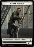 Image for Human Soldier // Wolf (0035) Double-Sided Token (7 // 35) (Bloomburrow) - Magic: The Gathering