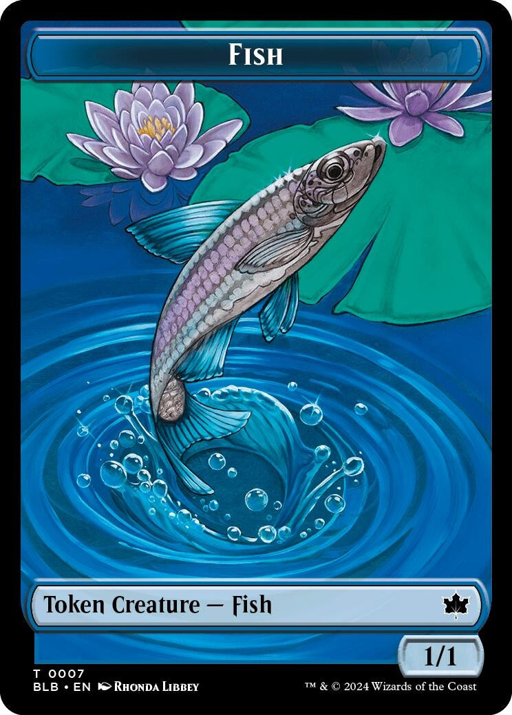Image for Fish Token (7) (Bloomburrow) - Magic: The Gathering
