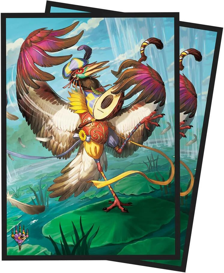 Image for Bloomburrow Zinnia, Valley's Voice Standard Deck Protector Sleeves for Magic: The Gathering (100-pack) - Card Sleeves