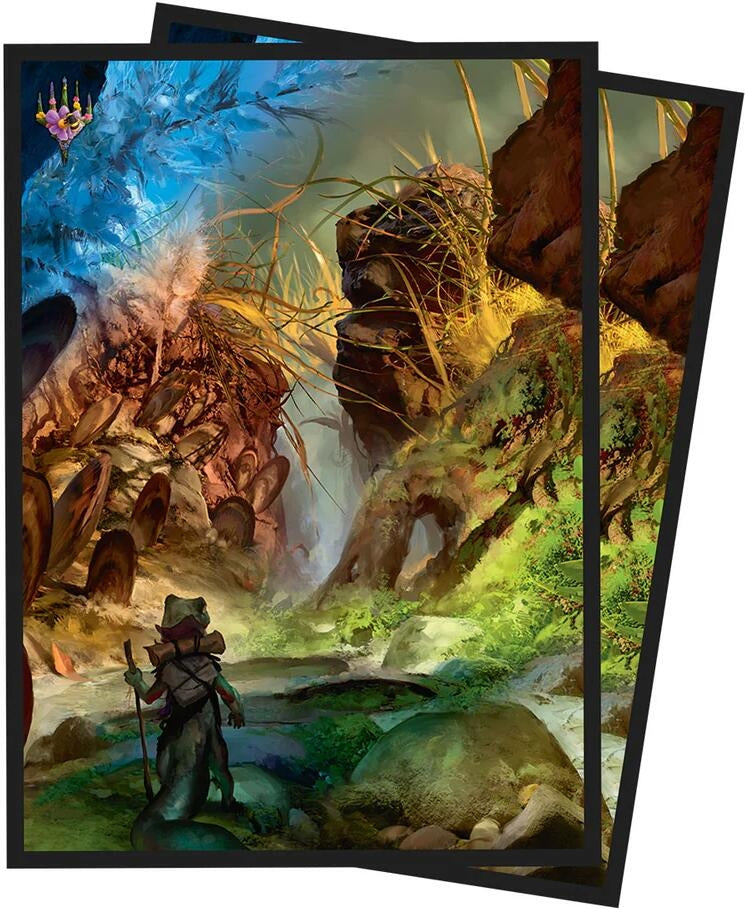 Image for Bloomburrow Swamp Standard Deck Protector Sleeves for Magic: The Gathering (100-pack) - Card Sleeves