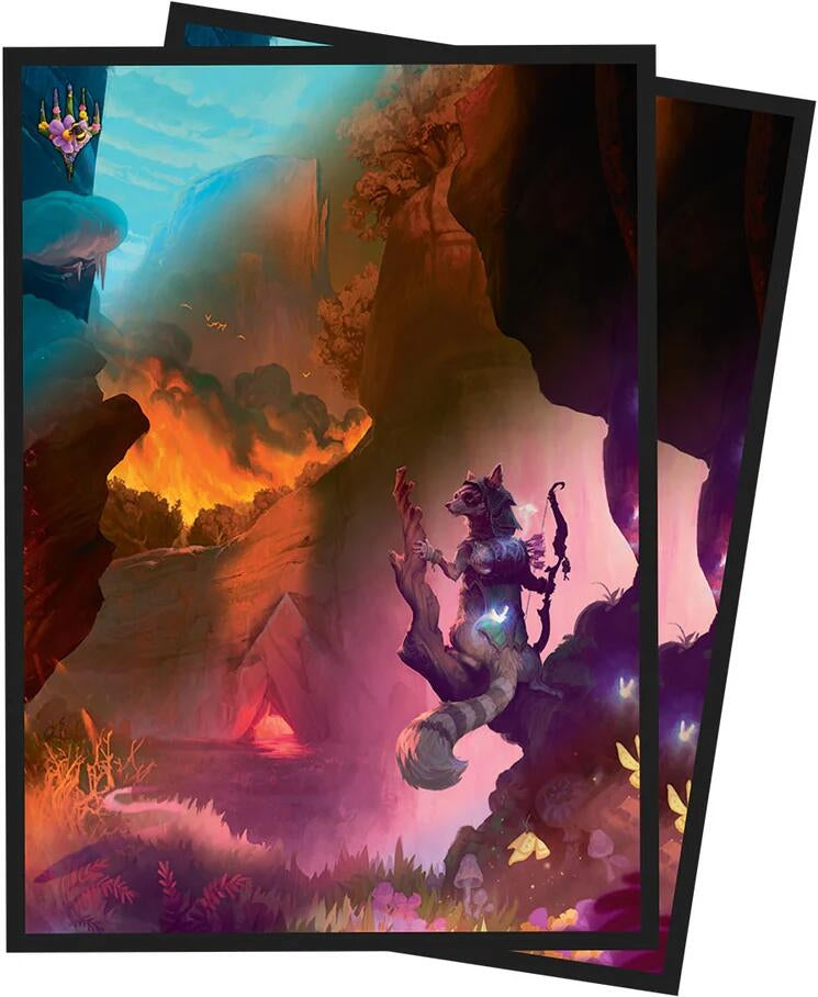 Image for Bloomburrow Mountain Standard Deck Protector Sleeves for Magic: The Gathering (100-pack) - Card Sleeves