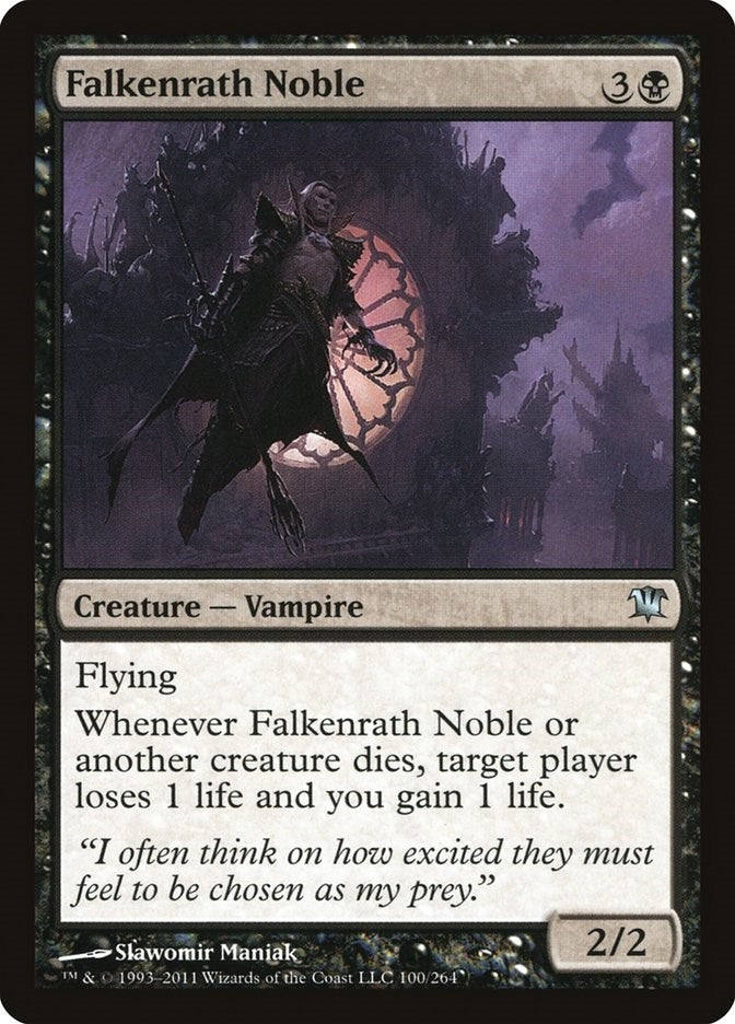 Image for Falkenrath Noble (100) (Innistrad) - Magic: The Gathering