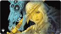 Image for Duskmourn Playmat for Magic: The Gathering - Alt Art Key Character Mythic 1 (The Wandering Rescuer - Double Exposure Alt) - Playmats