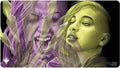 Image for Duskmourn Playmat for Magic: The Gathering - Alt Art Key Character Mythic 3 (Niko, Light of Hope - Double Exposure Alt) - Playmats