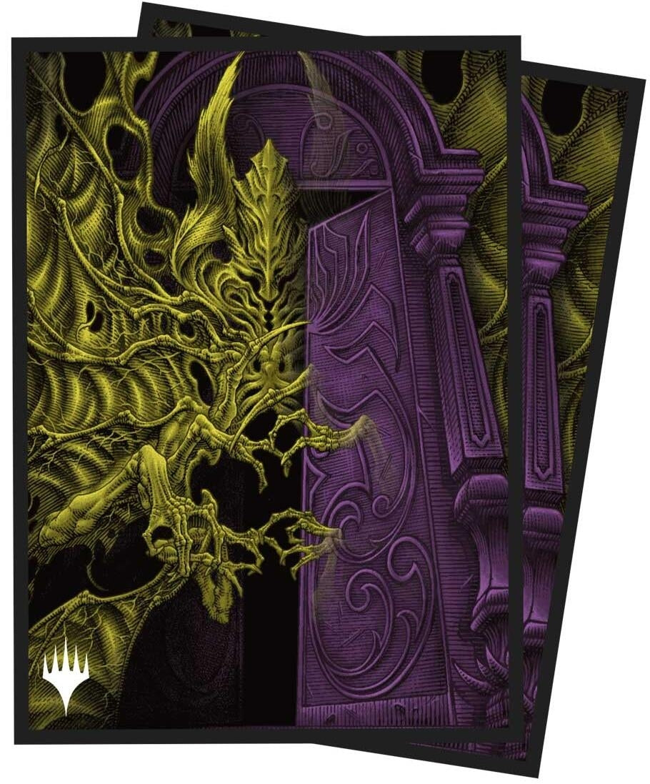 Image for Duskmourn Valgavoth, Terror Eater - Double Exposure Alt Standard Deck Protector Sleeves for Magic: The Gathering (100-pack) - Card Sleeves