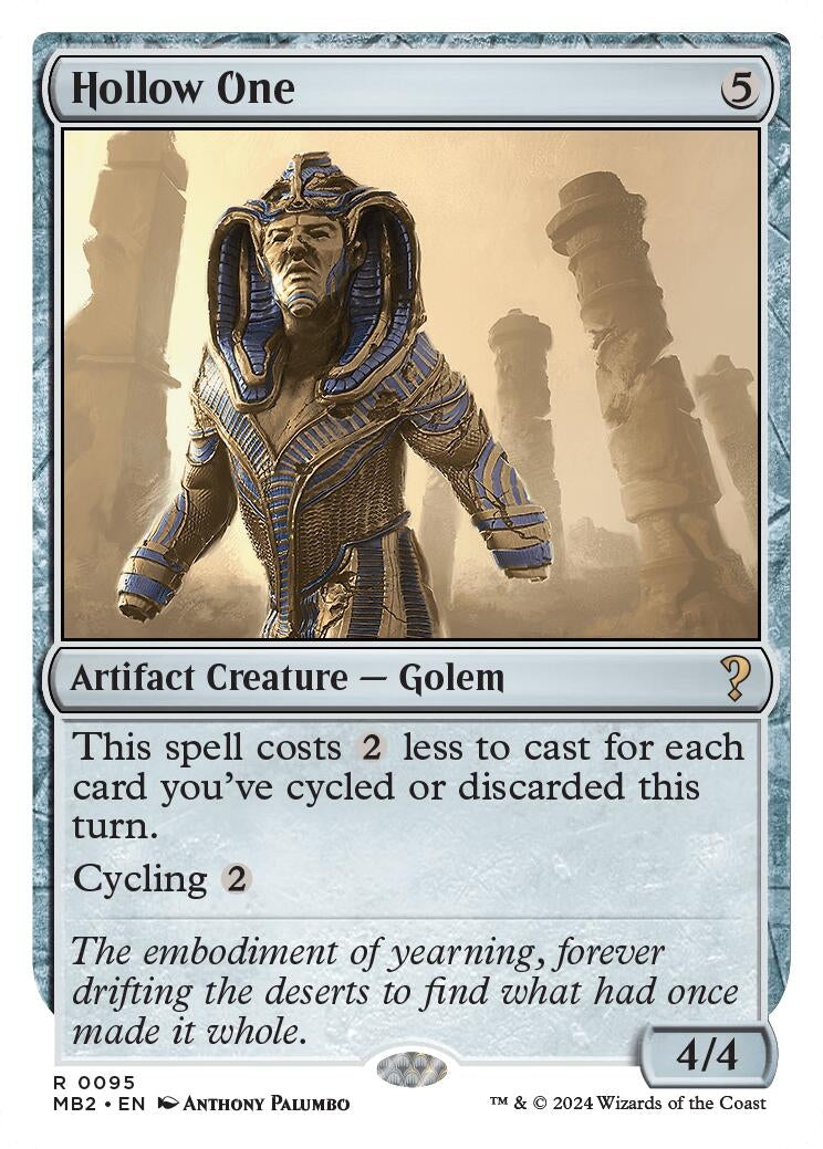 Image for Hollow One (White Border) (95) (Mystery Booster 2) - Magic: The Gathering