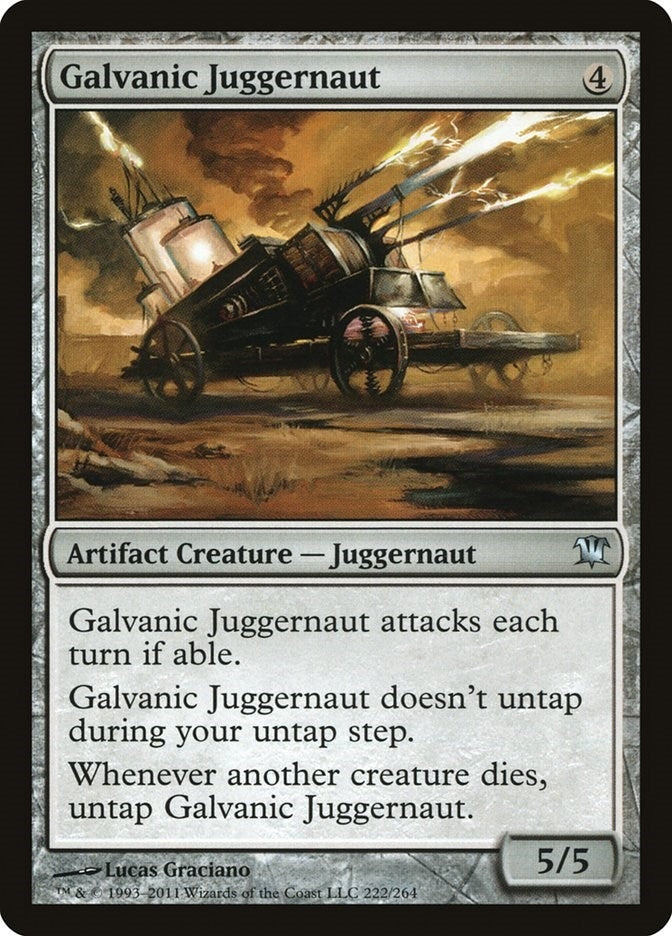 Image for Galvanic Juggernaut (222) (Innistrad) - Magic: The Gathering