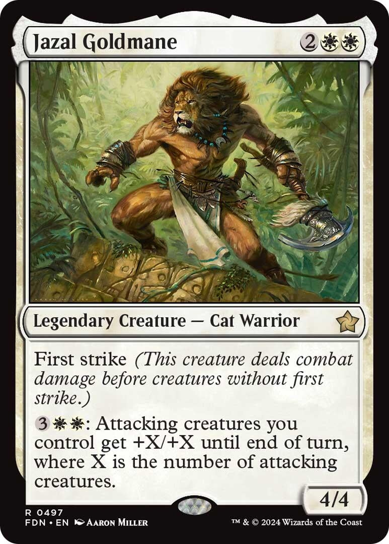 Image for Jazal Goldmane (497) (Foundations) - Magic: The Gathering