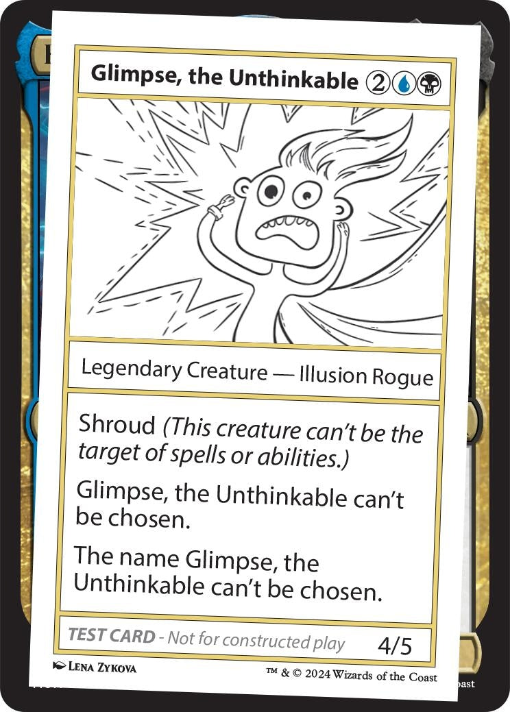 Image for Glimpse, the Unthinkable (Mystery Booster 2 Playtest Cards) - Magic: The Gathering